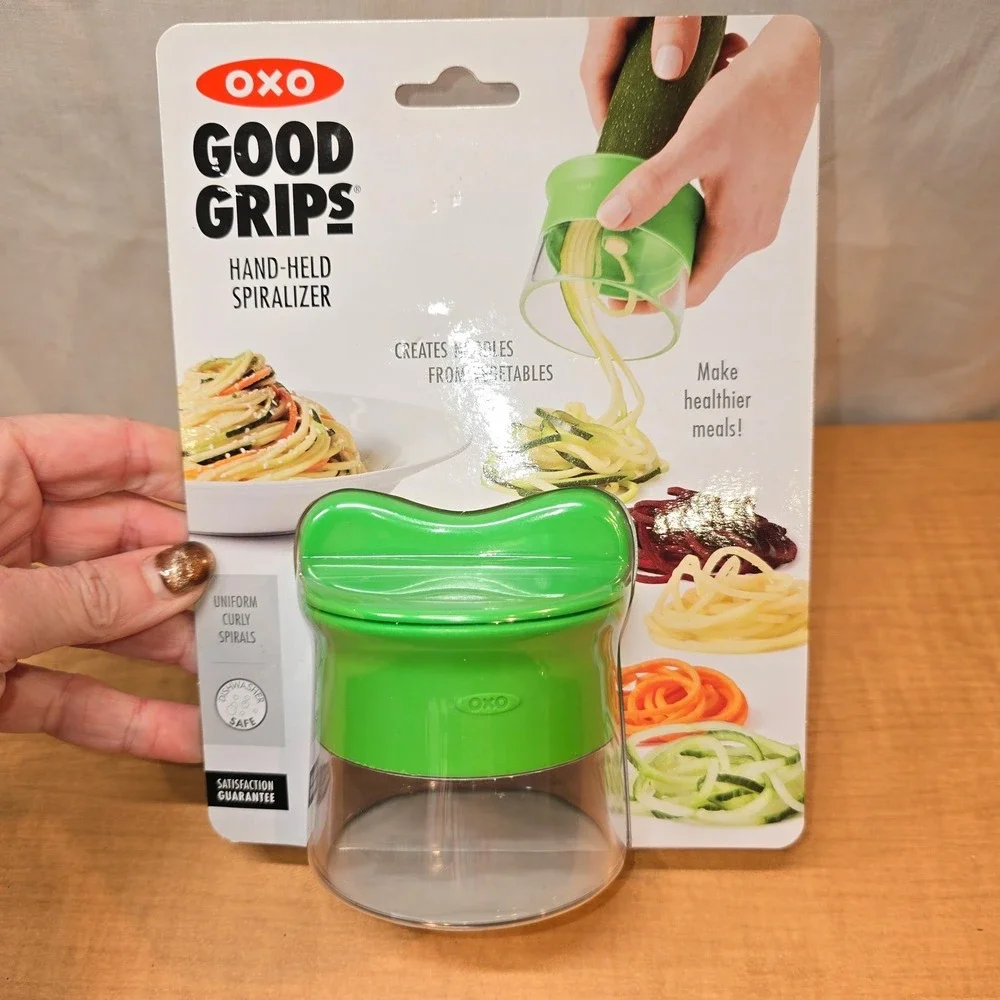Oxo Good Grips Hand-Held Spiralizer Curly Vegetable Noodles Factory Seal Healthy
